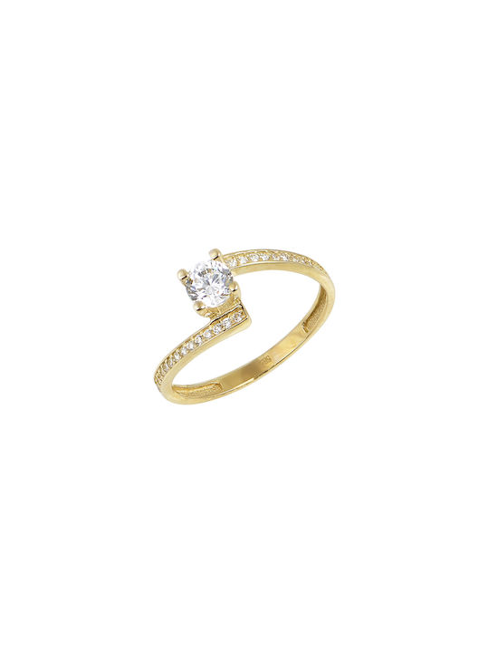 Single Stone from Gold 14K