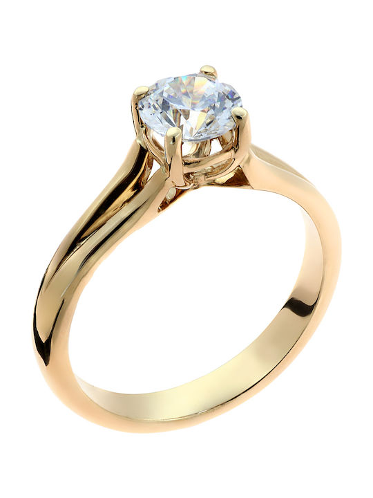 Single Stone from Gold 14K