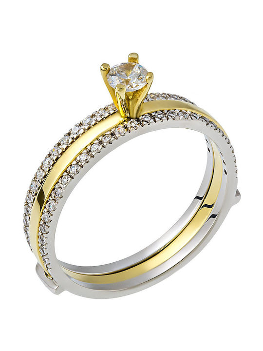 Single Stone from Gold 14K