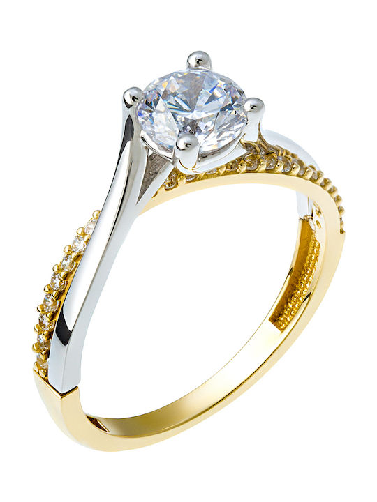 Single Stone from Gold 14K