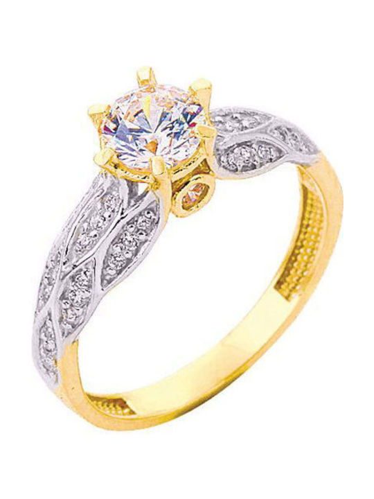 Single Stone from Gold 14K