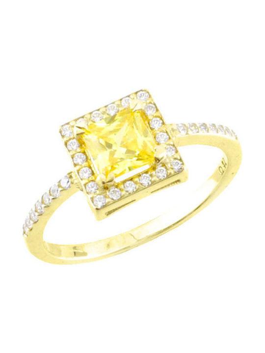 Single Stone from Gold 14K