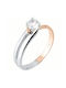 Single Stone from White Gold 14K