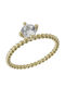 Single Stone from Gold 14K