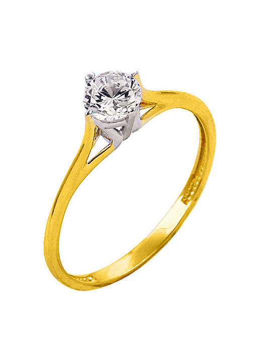 Single Stone from Gold 14K