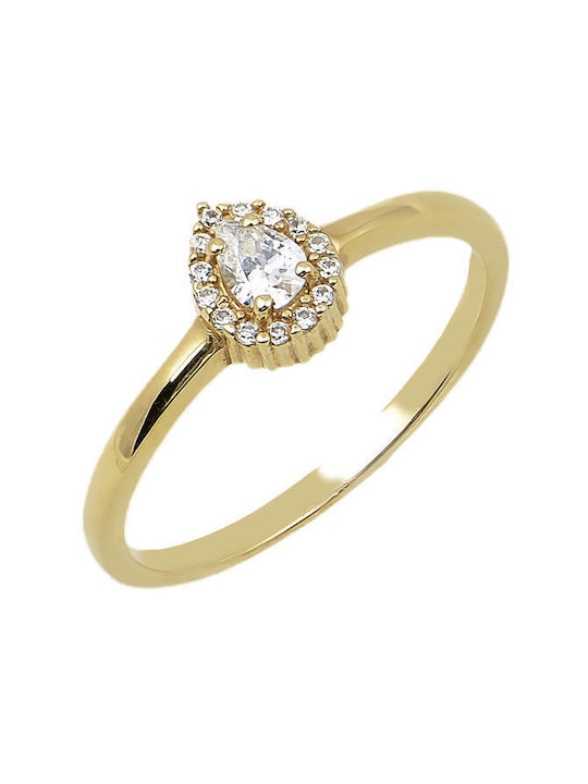 Savvidis Single Stone from Gold 14K