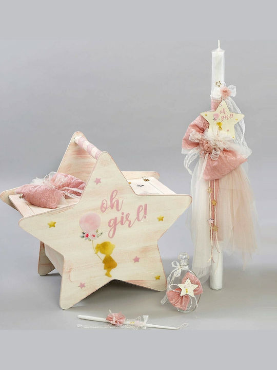 Katsigiannis Little Stars Taufset mit Thema Stern 4Stück