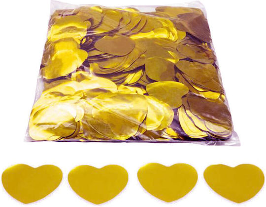 Konfetti in Form eines Herzens Gold 1kg 1Stück