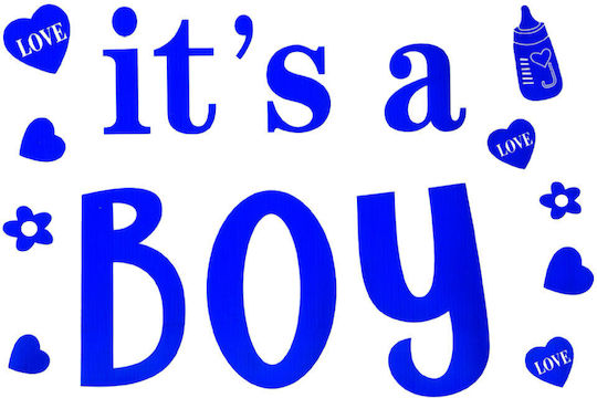 It's a Boy Party Stickers 3970