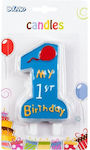 Boland Birthday Candle "1" 363411