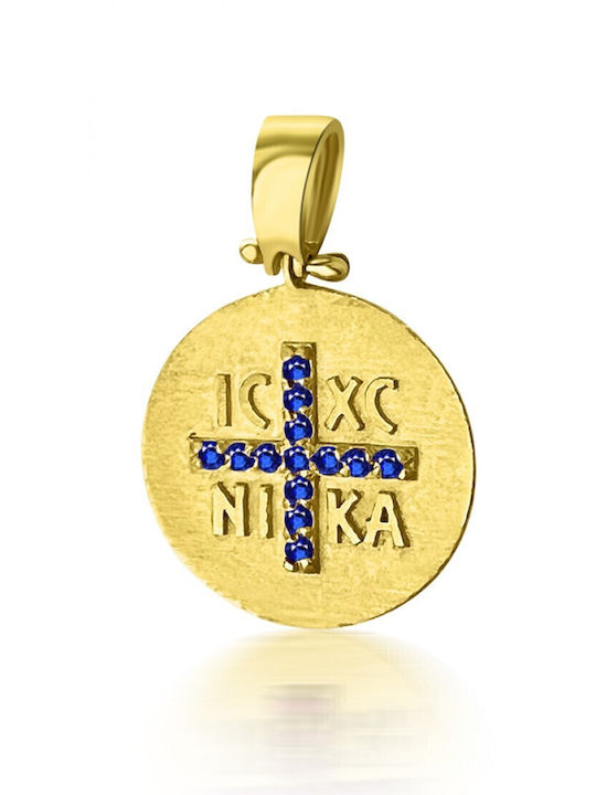 Chrilia Pendant Kids Talisman Konstantinato made of Gold 14K ME2233