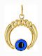 Tasoulis Jewellery Collection Μενταγιόν Παιδικό Φυλαχτό από Χρυσό 9K 9K507-2SPA