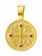 Chrilia Pendant Kids Talisman Konstantinato made of Gold 9K ME2246