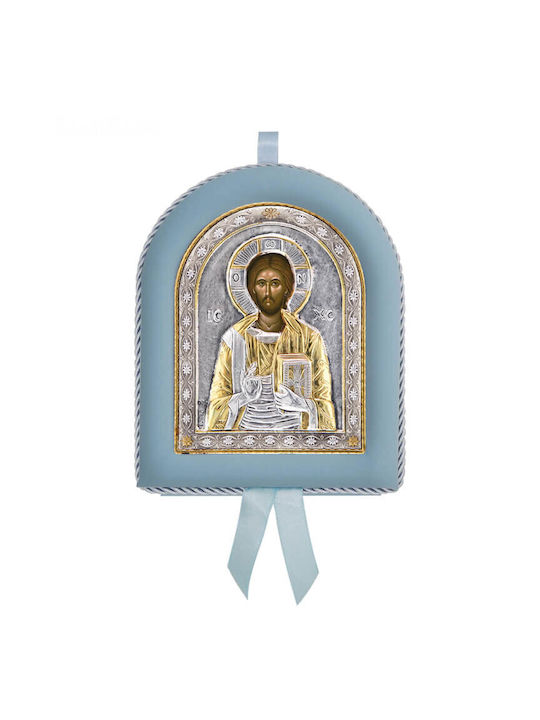 SilverBrand.gr Saint Icon Kids Talisman with Jesus Christ from Silver 1311528 BOY