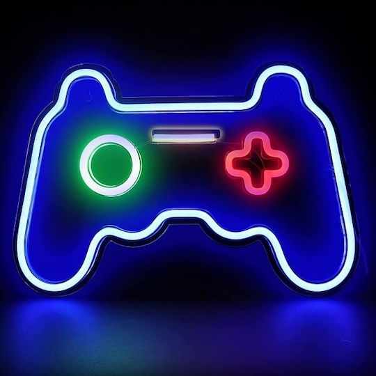 Smart Neon Lămpi Decorative Pentru Masă Gamepad LED 17 cm