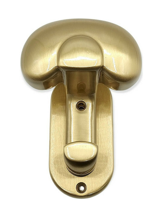 Wall Hanger Metal Gold 12x5.5x9cm