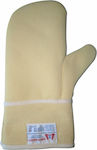 Arbeitshandschuhe Beige Hochtemperatur, feuerfester Handgriff 38cm.