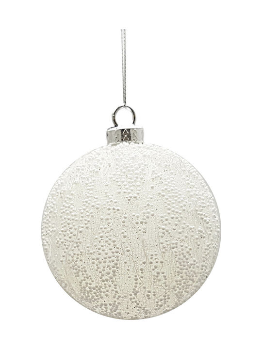 Ornament de Crăciun Ball Ornament White