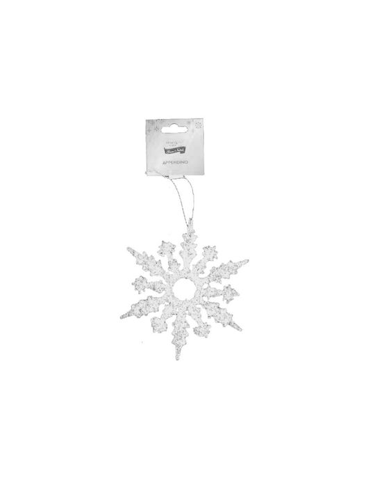 Ornament de Crăciun Snowflake Silver