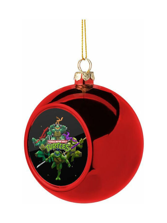 Ninja Turtles Μπάλα Πλαστική Κόκκινη 8cm