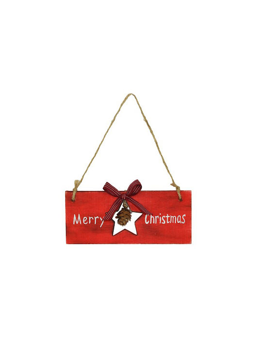 Due esse Christmas Wooden Label Ornament