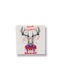Christmas Hipster Zoo Reindeer Χριστουγεννιάτικο Σουβέρ Πορσελάνινο Τάρανδοι