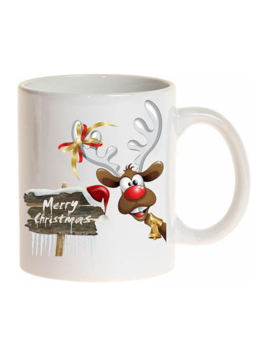 Merry Christmas Christmas Mug Ceramic 1pcs