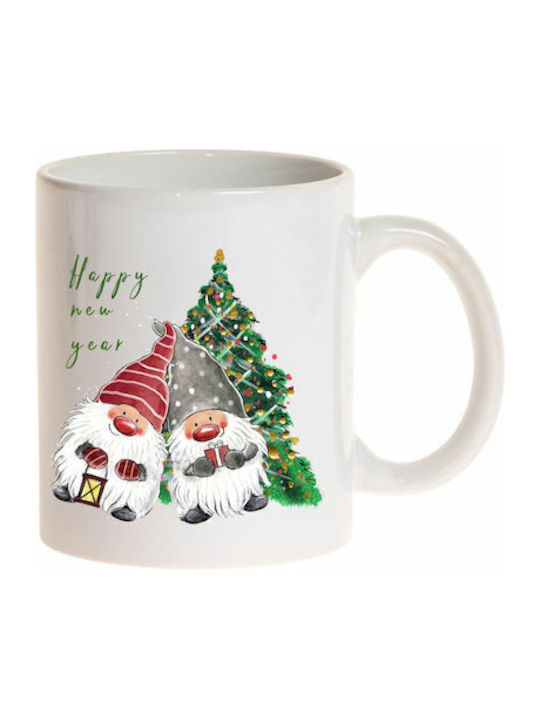 Happy Christmas Mug Ceramic 1pcs