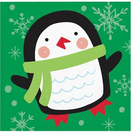 Creative Converting Set Weihnachtsservietten Einweg 16Stück