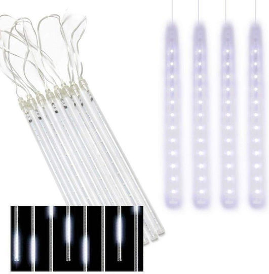 8 Λαμπάκια LED Ψυχρό Λευκό τύπου Μετεωρίτης