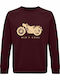 Sweatshirt Burgundisch