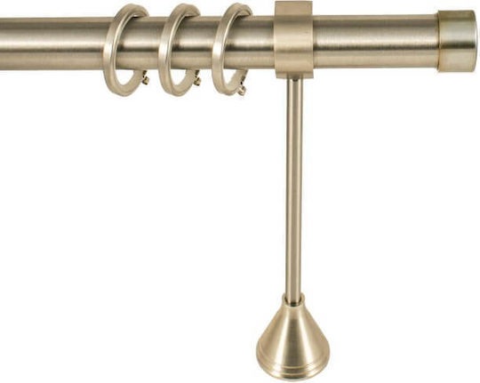 Bară Metalică Pentru Perdele Single Diametru 25mm Lungime 180cm Argintie DC-KNM-F25-180XS