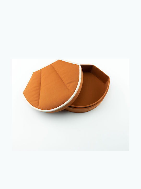 Vostex Κουτί Κοσμημάτων Πορτοκαλί 12x17cm