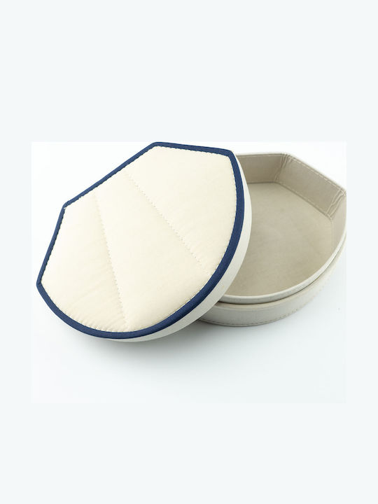 Vostex Κουτί Κοσμημάτων Μπεζ 12x17cm