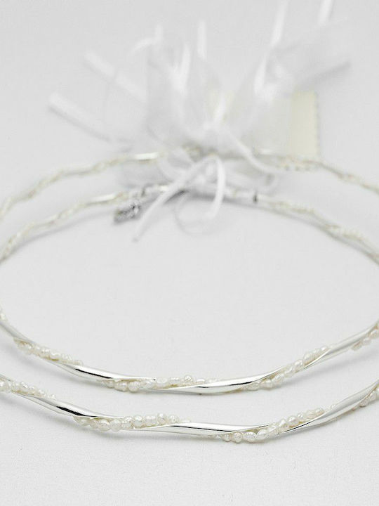 Handmade Silver Plated Wedding Crowns