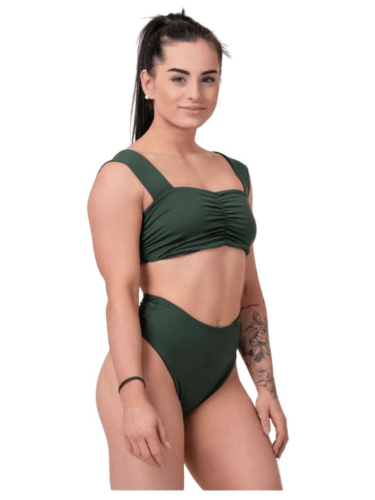 Nebbia Sports Bra Bikini Top High-energy Khaki