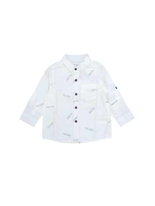 Minoti Kids Shirt White Minoti-rad3-white