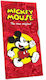 Παιδική Πετσέτα Θαλάσσης Κόκκινη Mickey 150x75εκ.