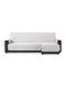 Aithrio Universal Geo Waterproof Elastic Cover for Corner Sofa Ecru 1pcs GEO-QUILT-GONIA-C/1-ΙΒΟΥΆΡ-ΔΕΞΙΆ-240CM