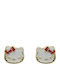 Kitty Kids Earrings Studs made of Gold 9K