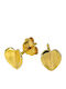 Roloi Kaliamanis Детски Обеци Studs Сърце от Злато 14K