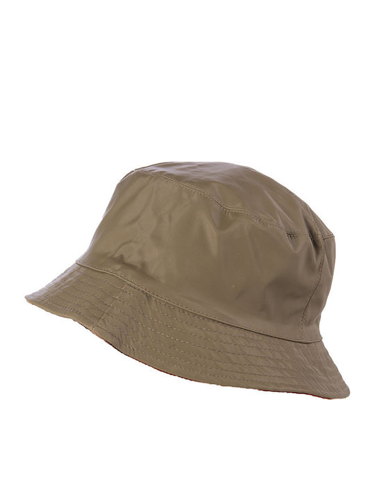 Frauen Stoff Hut Eimer Beige