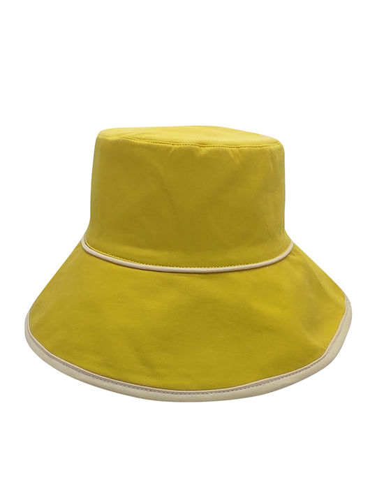 Brims and Trims Fabric Women's Hat Yellow