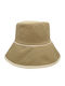 Brims and Trims Frauen Stoffartig Hut Eimer Beige