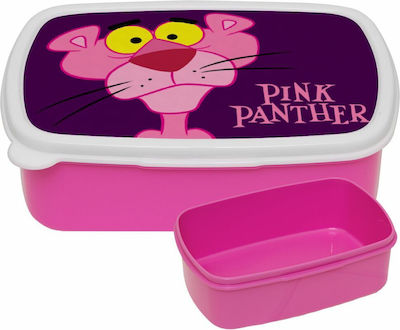 Kids Lunch Plastic Box Pink L18xW13xH6cm