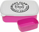 Office Dwight Claw Beet Seltzer Kids Lunch Plastic Box Pink L18xW13xH6cm