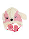 Kids Beanie Knitted Pink