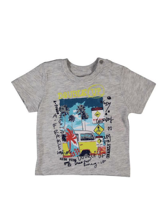 Boboli Παιδικό T-shirt Γκρι