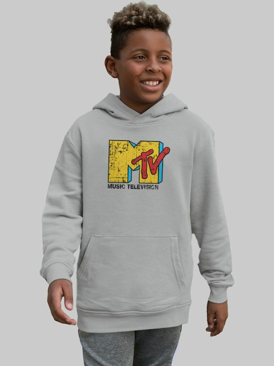 TKT Kids Sweatshirt with Hood Gray Mtv