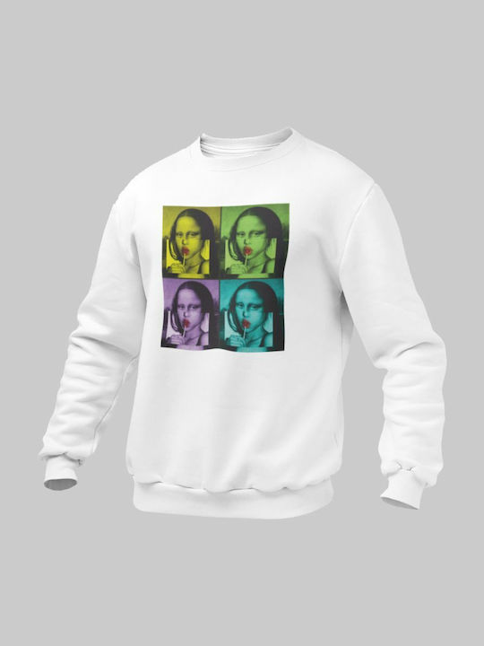 TKT Kinder Sweatshirt Weiß Mona Lisa